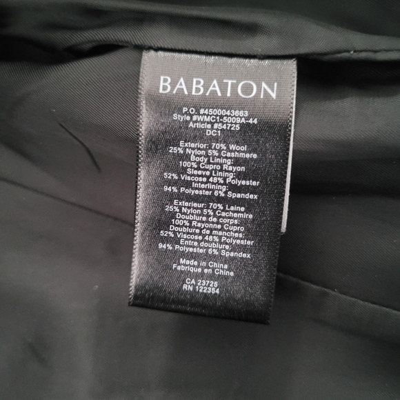 Babaton Black Bromly Coat - Picture 10 of 10